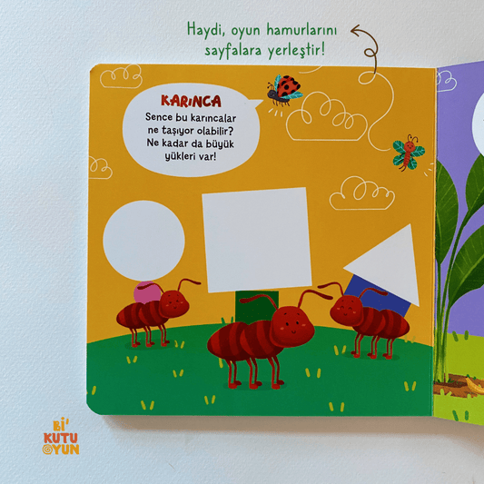 İlk oyun Hamuru kitabım - Hayvan dostlarım