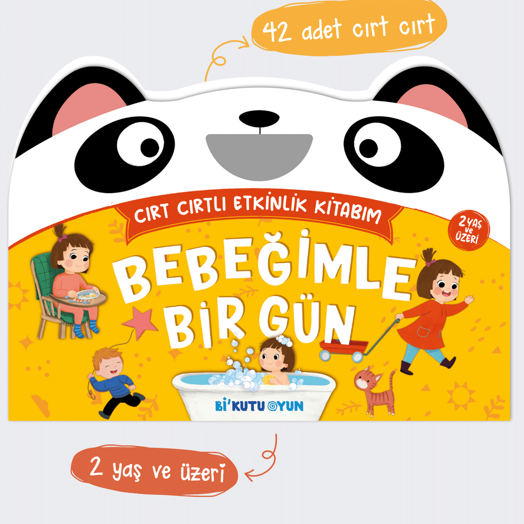 Cırt cırtlı etkinlik kitabım BEBEĞİMLE BİR GÜN