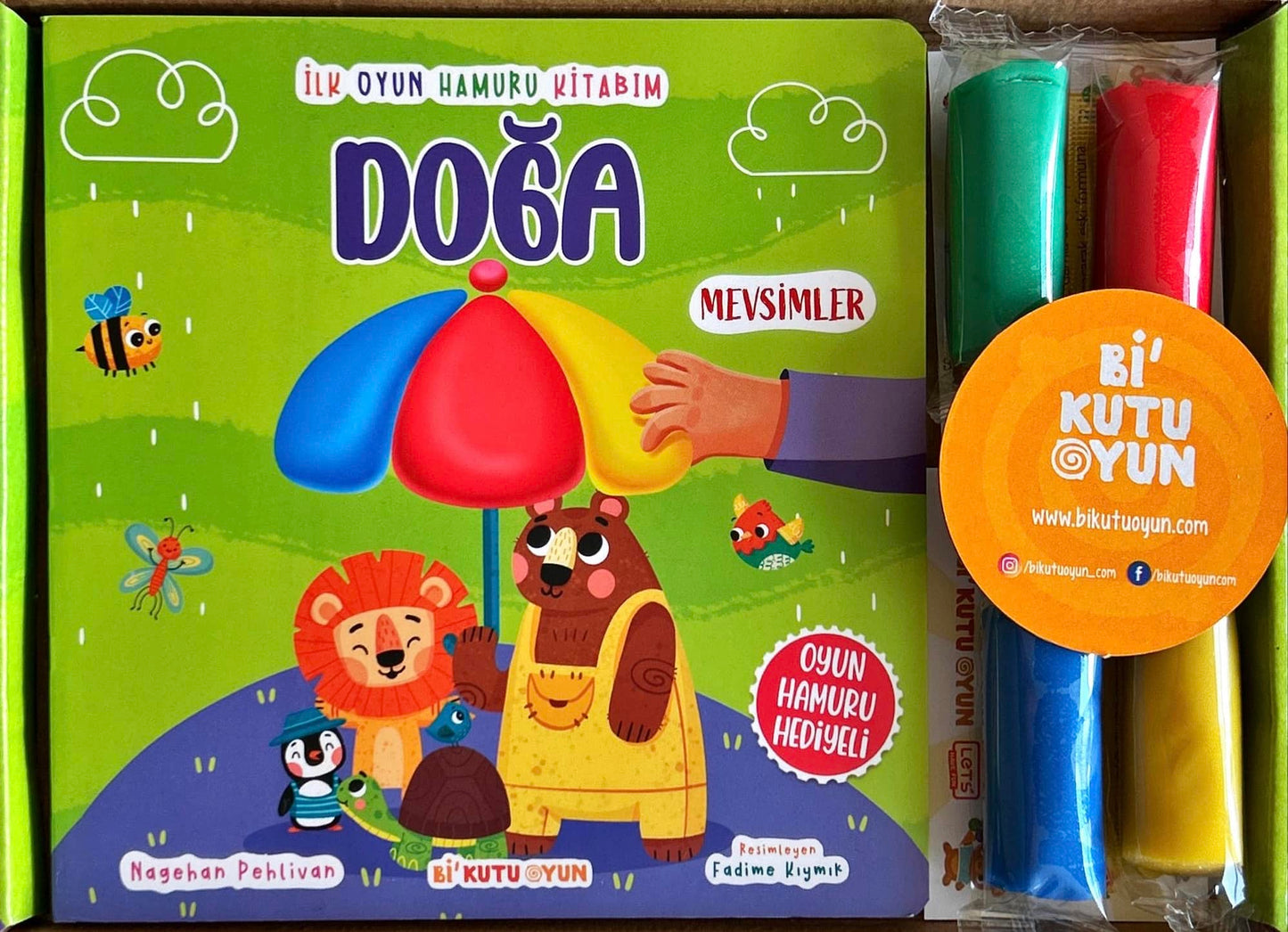 İlk oyun Hamuru kitabım - Doğa